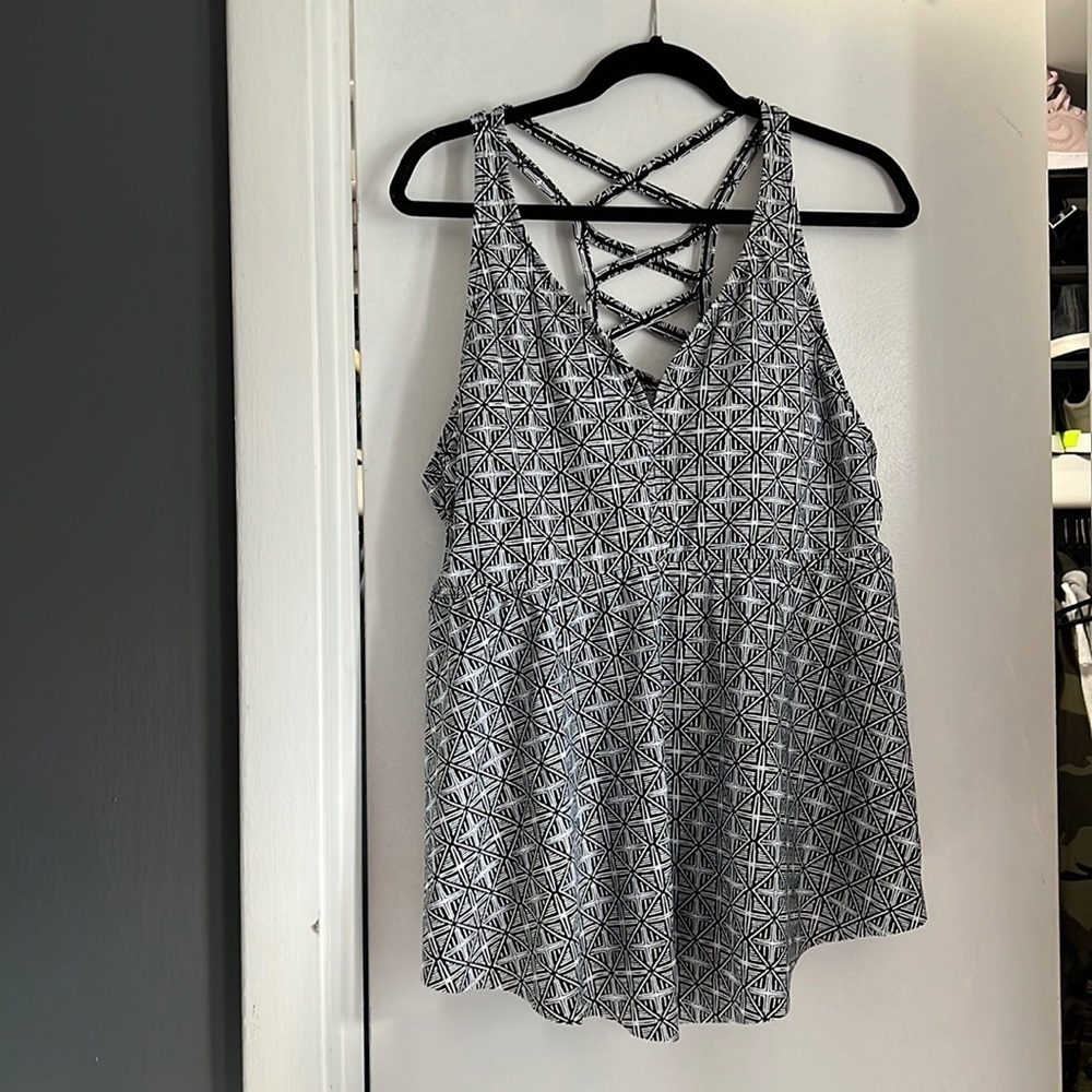 Ava & Viv Size 22W Plus Tankini Top